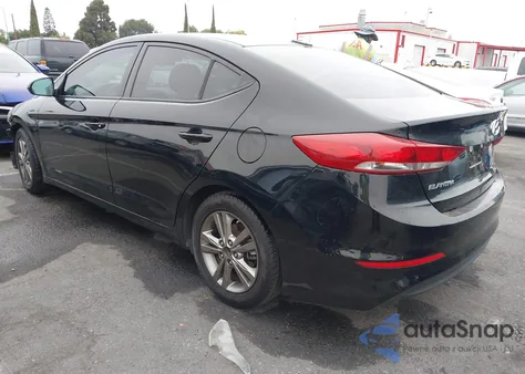 2018 Hyundai Elantra Sel z USA, uszkodzony, nr VIN 5NPD84LF3JH393613
